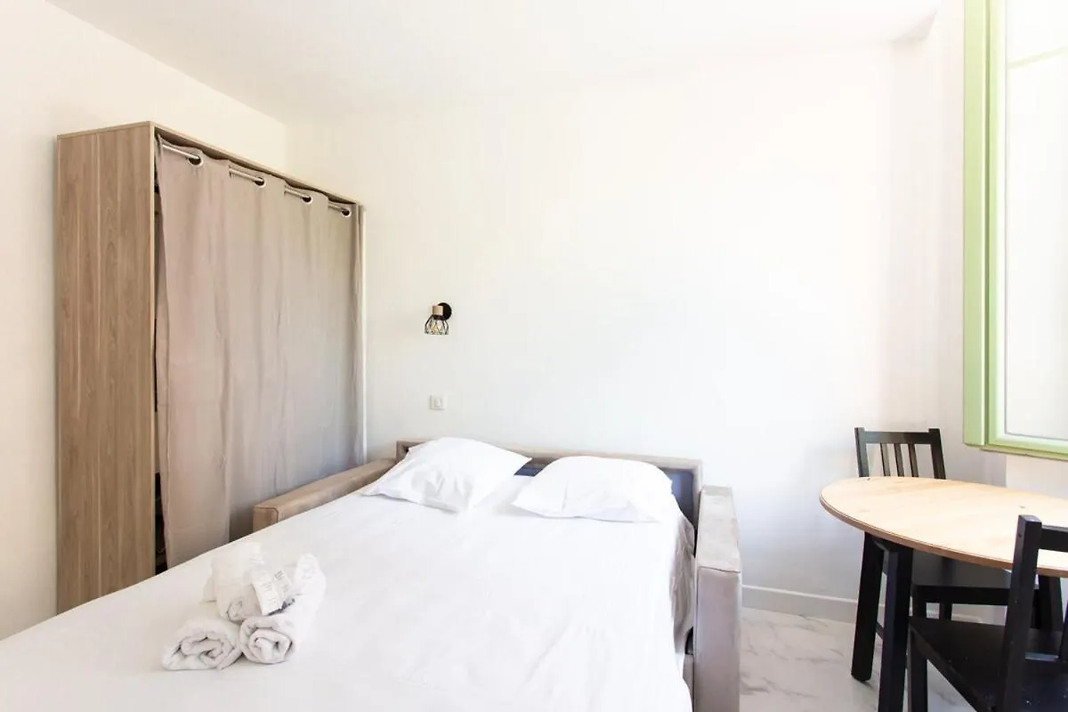 Lympia -Cosy Studio, 200 M Plages De Nice - Le Port 0*,